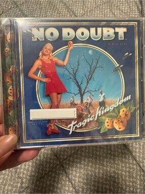 "Tragic Kingdom" No Doubt Blue CD Case with Red Dress Artwork Brand New